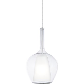 Ideal Lux - KALIQUE cable-hung pendant light 1xE27/42W/230V dia. 18 cm clear