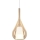 Ideal Lux - KALIQUE Cable-hung Pendant Light 1xE27/42W/230V, Ø 18 cm, Smoky Beige