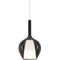 Ideal Lux - KALIQUE cable pendant 1xE27/42W/230V Ø 18 cm smoked black