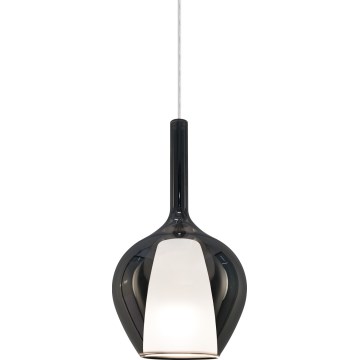 Ideal Lux - KALIQUE cable pendant 1xE27/42W/230V Ø 18 cm smoked black
