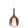 Ideal Lux - KALIQUE Cable Pendant 1xE27/42W/230V Ø 18 cm, Smoked Copper
