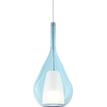 Ideal Lux - KALIQUE Cable Pendant 1xE27/42W/230V, Ø 18 cm, Smoky Blue