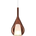 Ideal Lux - KALIQUE Cable Pendant Light 1x E27/42W/230V Ø 18 cm Smoked Copper