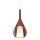 Ideal Lux - KALIQUE Cable Pendant Light 1x E27/42W/230V Ø 18 cm Smoked Copper