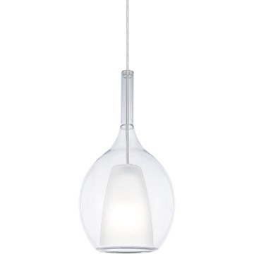 Ideal Lux - KALIQUE Cable Pendant Light 1xE27/42W/230V Ø 18 cm, Clear