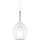 Ideal Lux - KALIQUE Cable Pendant Light 1xE27/42W/230V Ø 18 cm, Clear
