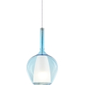 Ideal Lux - KALIQUE Cable Pendant Light 1xE27/42W/230V Ø 18 cm, Smoky Blue
