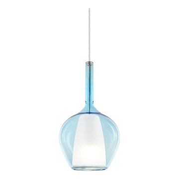 Ideal Lux - KALIQUE Cable Pendant Light 1xE27/42W/230V Ø 18 cm, Smoky Blue