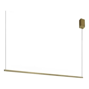 Ideal Lux - LED Cable Pendant ESSENCE LED/19W/230V 3000K CRI 90 Brass