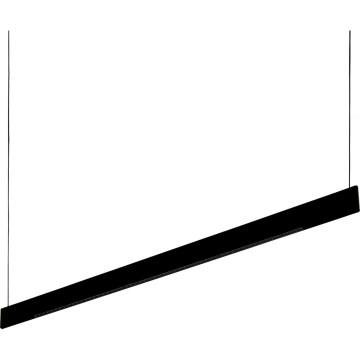 Ideal Lux - LED cable-suspended pendant DESK ACCENT LED/36W/230V CRI 90 120 cm black