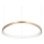 Ideal Lux - LED cable-suspended pendant GEMINI LED/56W/230V 4000K Ø 81 cm CRI 90 brass