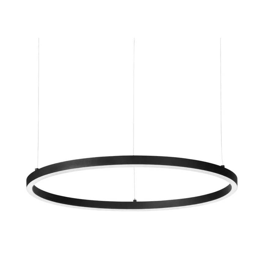 Ideal Lux - LED Dimmable Cable Pendant ORACLE SLIM LED/40W/230V 3000K CRI 90 Ø 70 cm Black