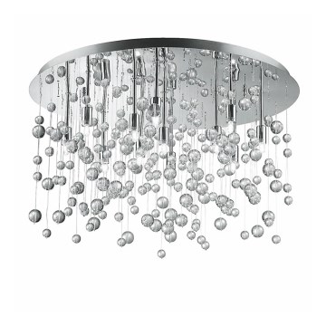 Ideal Lux - LED Ceiling light 12xG9/3W/230V d. 63 cm shiny chrome