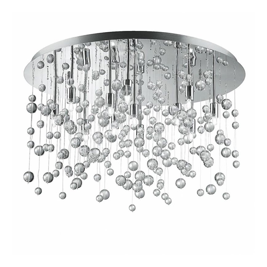 Ideal Lux - LED Ceiling light 12xG9/3W/230V d. 63 cm shiny chrome