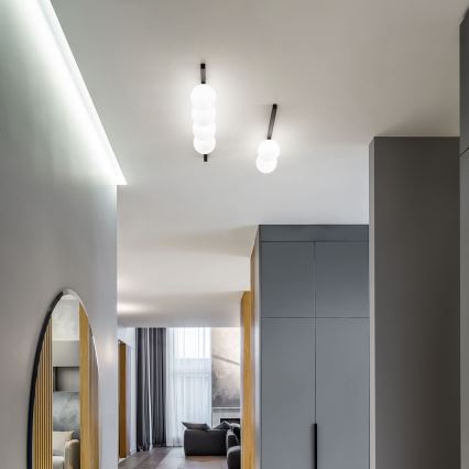 Ideal Lux - LED Ceiling light BINOMIO 2xG9/3W/230V black