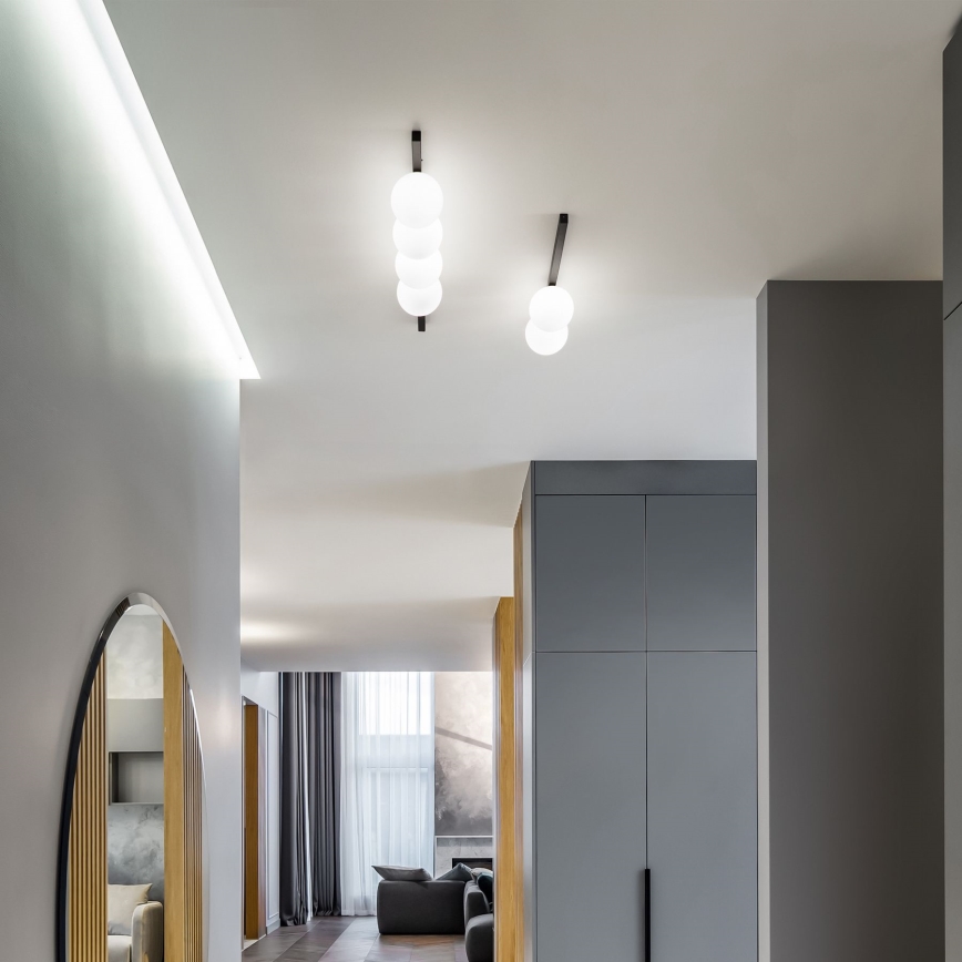 Ideal Lux - LED Ceiling light BINOMIO 2xG9/3W/230V black