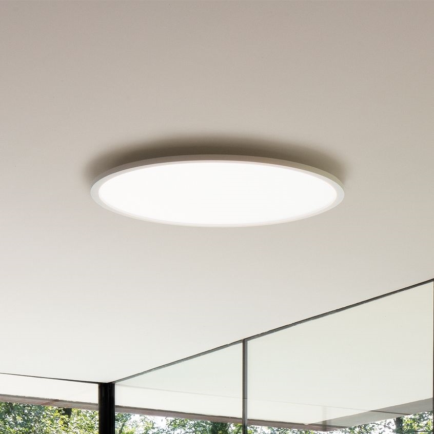 Ideal Lux - LED Ceiling light FLY LED/68W/230V 2700K d. 90 cm CRI 90 IP40 white