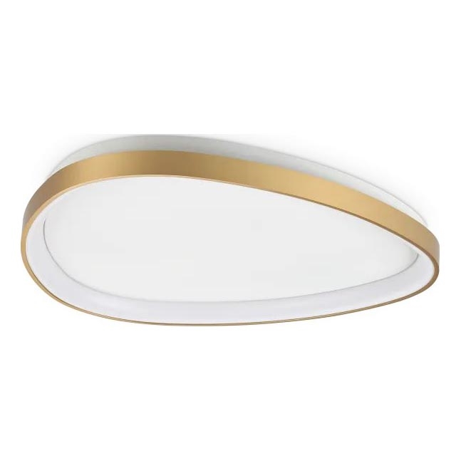 Ideal Lux - LED Ceiling light GEMINI LED/30W/230V d. 61 cm CRI 90 gold