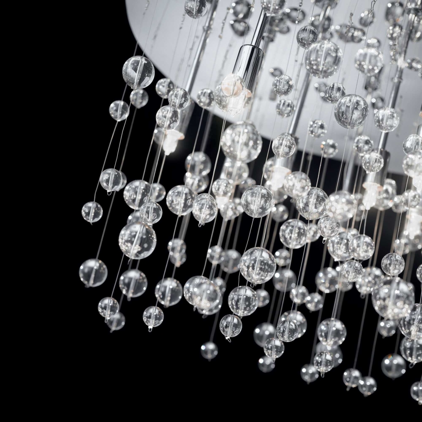 Ideal Lux - LED Ceiling light NEVE 8xG9/3W/230V d. 40,5 cm shiny chrome