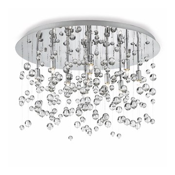 Ideal Lux - LED Ceiling light NEVE 8xG9/3W/230V d. 40,5 cm shiny chrome