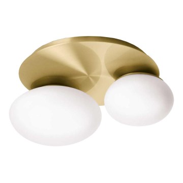 Ideal Lux - LED Ceiling light NINFEA 2xGX53/9W/230V gold