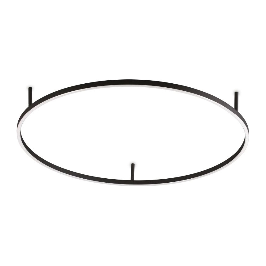 Ideal Lux - LED Ceiling light ORACLE S LED/53W/230V 2700K d. 90 cm black