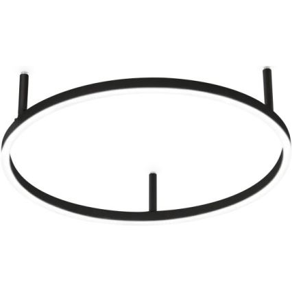 Ideal Lux - LED Ceiling light ORACLE SLIM LED/29W/230V 4000K d. 50 cm black