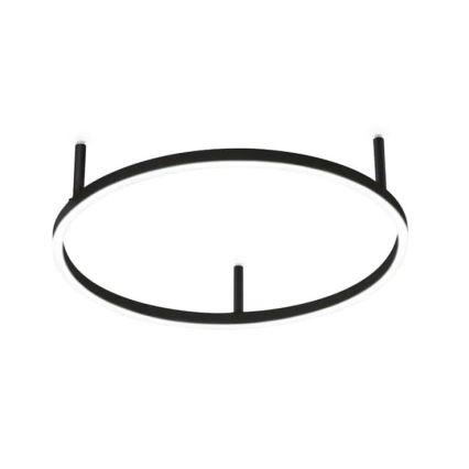 Ideal Lux - LED Ceiling light ORACLE SLIM LED/32W/230V 3000K d. 50 cm black