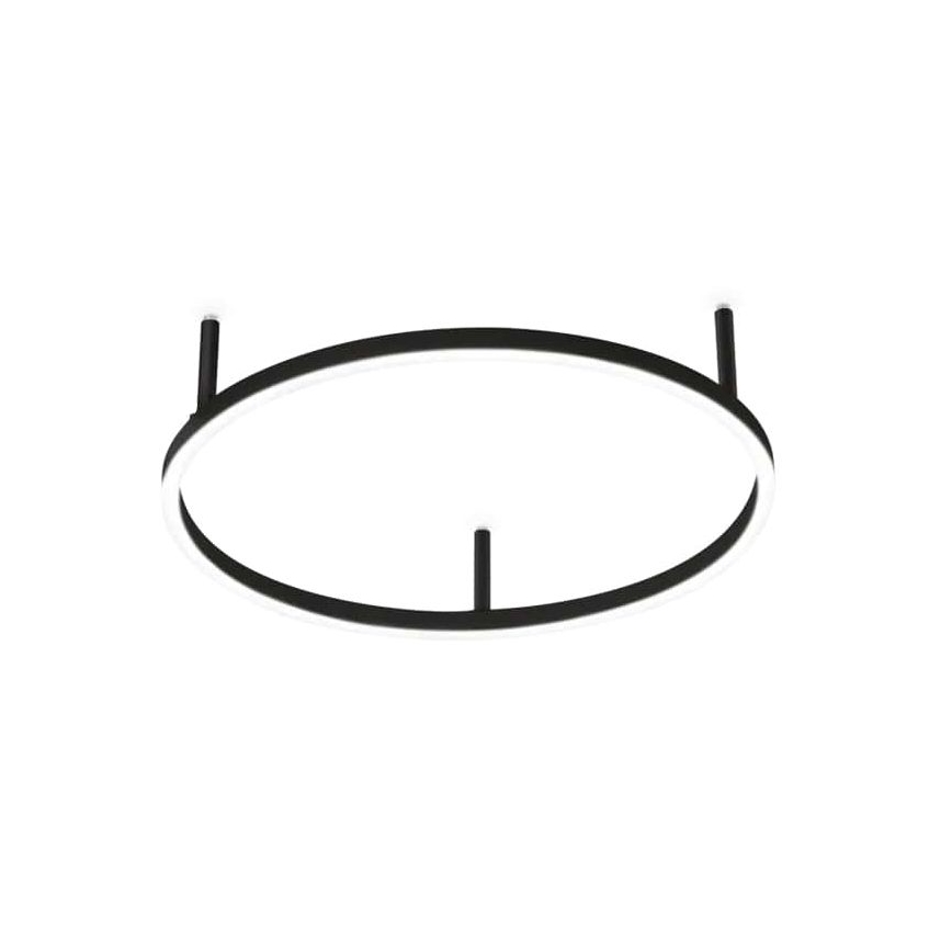 Ideal Lux - LED Ceiling light ORACLE SLIM LED/32W/230V 3000K d. 50 cm black