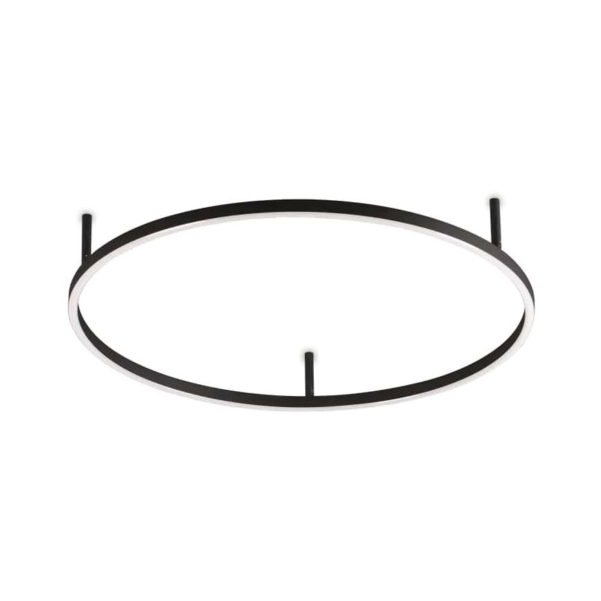 Ideal Lux - LED Ceiling light ORACLE SLIM LED/38W/230V 3000K d. 70 cm black
