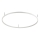 Ideal Lux - LED Ceiling light ORACLE SLIM LED/53W/230V 4000K d. 90 cm white
