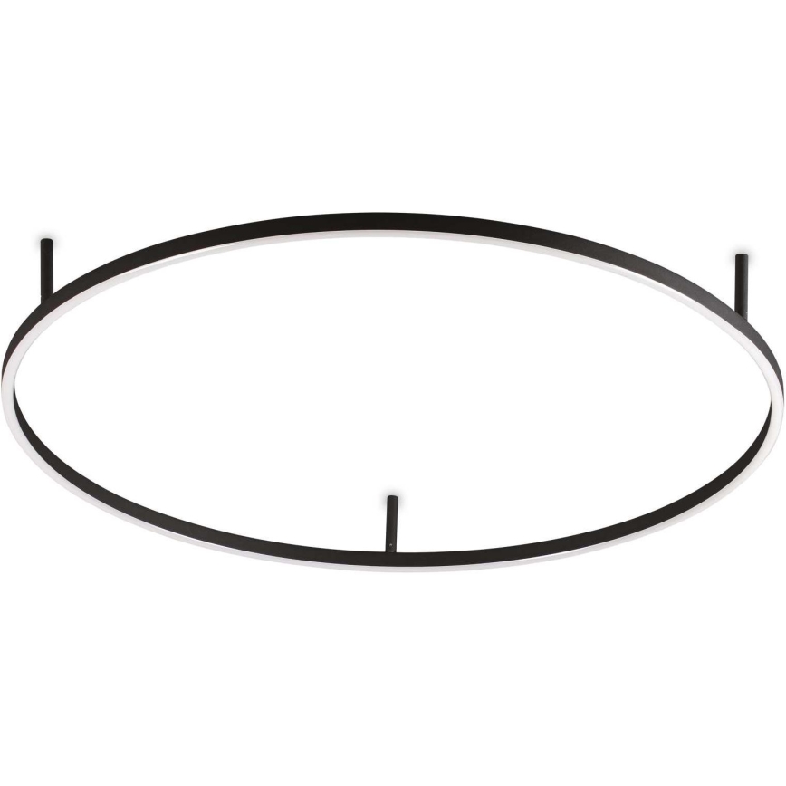 Ideal Lux - LED Ceiling light ORACLE SLIM LED/55W/230V 3000K d. 90 cm black