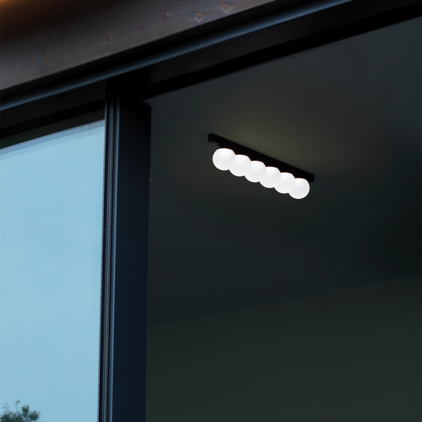 Ideal Lux - LED Ceiling light PING PONG 6xLED/3W/230V CRI 90 black