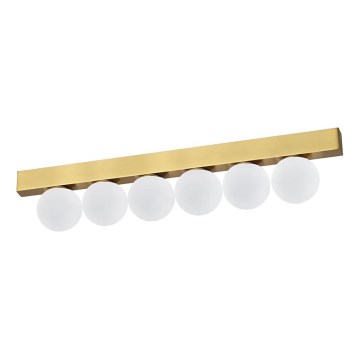 Ideal Lux - LED Ceiling light PING PONG 6xLED/3W/230V CRI 90 brass