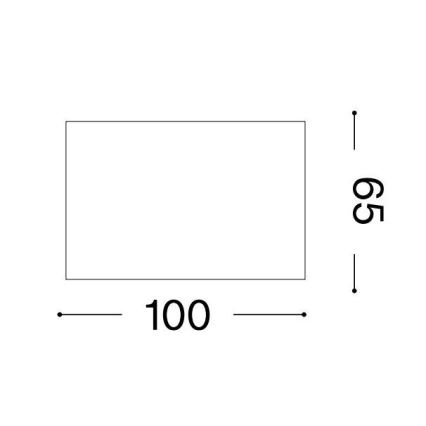 Ideal Lux - LED Ceiling light SPIKE 1xGX53/9W/230V gold