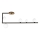 Ideal Lux - LED Chandelier on a pole BIRDS 5xG9/3W/230V black/gold
