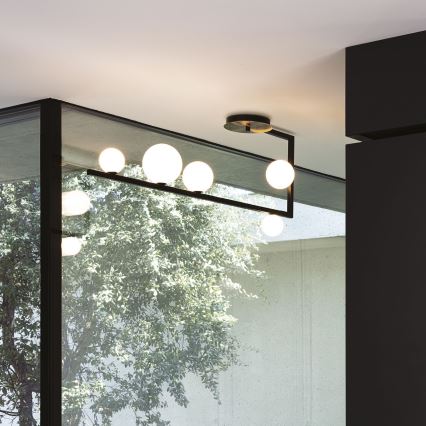 Ideal Lux - LED Chandelier on a pole BIRDS 5xG9/3W/230V black/gold