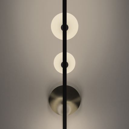 Ideal Lux - LED Chandelier on a pole BIRDS 5xG9/3W/230V black/gold