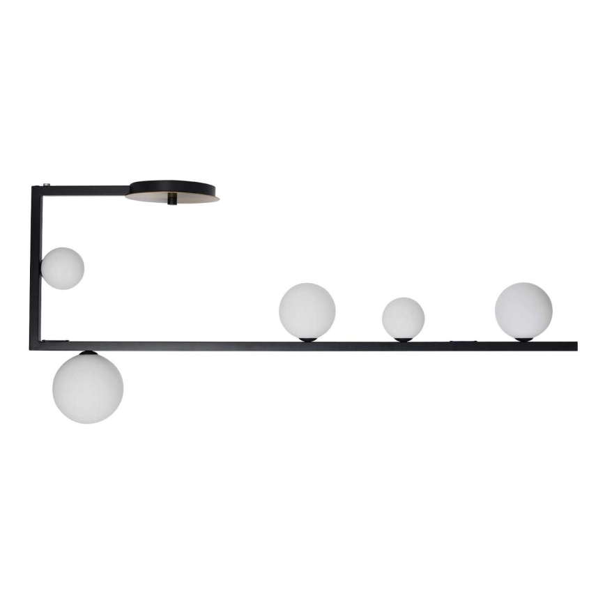 Ideal Lux - LED Chandelier on a pole BIRDS 5xG9/3W/230V black/gold
