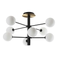 Ideal Lux - LED Chandelier on a pole COSMOPOLITAN 8xG9/3W/230V d. 64 cm black