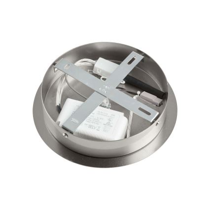 Ideal Lux - LED Chandelier on a pole EQUINOXE 12xG4/2W/230V d. 124 cm shiny chrome/clear