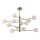 Ideal Lux - LED Chandelier on a pole EQUINOXE 12xG4/2W/230V d. 128,1 cm brass/smoky