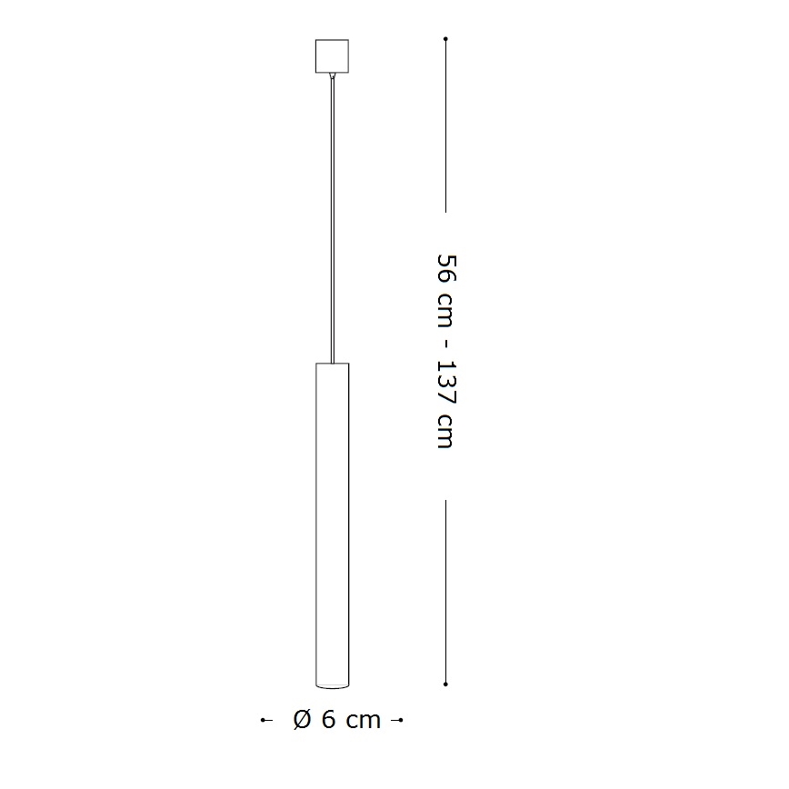 Ideal Lux - LED Chandelier on a string 1xGU10/7W/230V CRI 90
