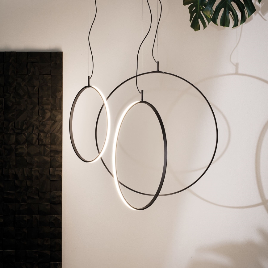 Ideal Lux - LED Chandelier on a string CIRCUS LED/36W/230V d. 74,5 cm CRI 90 black