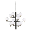 Ideal Lux - LED Chandelier on a string COPERNICO 12xG9/3W/230V d. 71 cm black