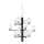Ideal Lux - LED Chandelier on a string COPERNICO 12xG9/3W/230V d. 71 cm black