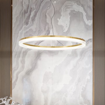Ideal Lux - LED Chandelier on a string CROWN LED/30W/230V 3000K d. 60 cm CRI 90 brass