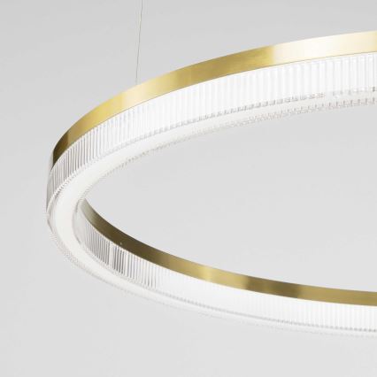 Ideal Lux - LED Chandelier on a string CROWN LED/30W/230V 3000K d. 60 cm CRI 90 brass