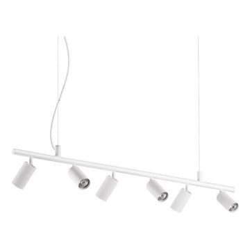 Ideal Lux - LED Chandelier on a string DYNAMITE 6xGU10/7W/230V CRI 90 white