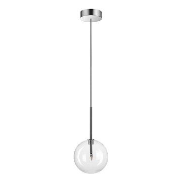 Ideal Lux - LED Chandelier on a string EQUINOXE 1xG4/2W/230V d. 15 cm shiny chrome/clear